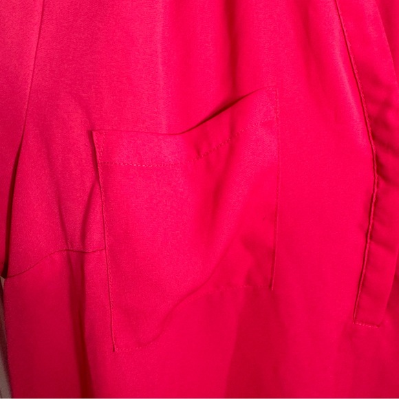 NWOT. Torrid Georgette Pullover bright pink Blouse. Size 4. georgette blouse - Picture 5 of 14